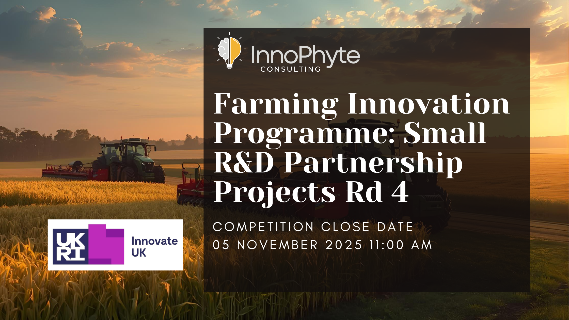 Farming Innovation Programme: Small R&D Partnership Projects Rd 4 ...